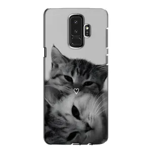 Чехол с рисунком кот на Samsung Galaxy S9 Plus G965 (Пара котов)