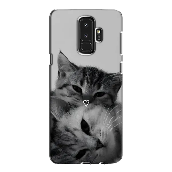 Чехол с принтом «Пара котов» для Samsung Galaxy S9 Plus (G965)