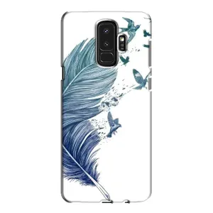 Чехол с картинкой (Стильные) для Самсунг Галакси S9 Плюс - (AlphaPrint) (Перышко)