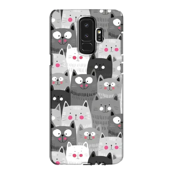Чехол с принтом «Рисованные котики» для Samsung Galaxy S9 Plus (G965) Чехол с принтом «Рисованные котики» для Samsung Galaxy S9 Plus (G965)