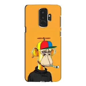 Чехлы с Обезьянами NFT для Samsung Galaxy S9 Plus G965 (AlphaPrint) (Скучающая Обезьяна NFT)
