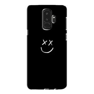 Чехол для Самсунг Галакси S9 Плюс - (AlphaPrint) с печатью (ТОП продаж) (Смайл)
