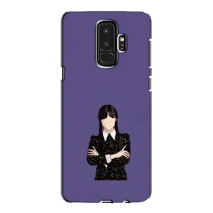 Чехлы Венсдей на Samsung Galaxy S9 Plus G965 Уэнсдей (AlphaPrint) (Уэнздей в черном)