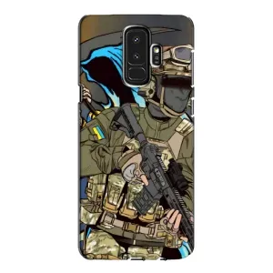 Чехлы с картинкой ЗСУ для Samsung Galaxy S9 Plus G965 (AlphaPrint) (Воин ВСУ)