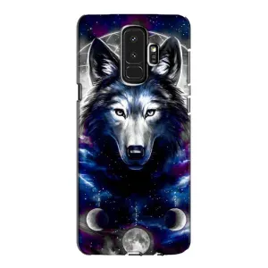 Защитные чехлы для Самсунг Галакси S9 Плюс (AlphaPrint) (ХИТ продаж) ВОЛК (Волк)