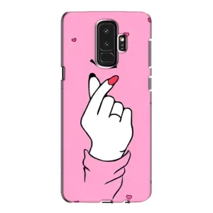 Чехол с принтом для Samsung Galaxy S9 Plus G965 (AlphaPrint - Знак сердечка)