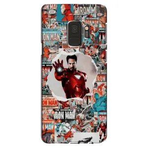 Чохли з героями Марвел Samsung Galaxy S9, G960 (VPrint) (Айронмен)