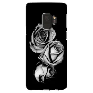 Чохол з картинкою (Стильні) Самсунг Галаксі S9 - (AlphaPrint) (Чорна троянда)