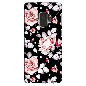 Чохли з квітами для Samsung Galaxy S9, G960 (VPrint) (Квіти на чорному)