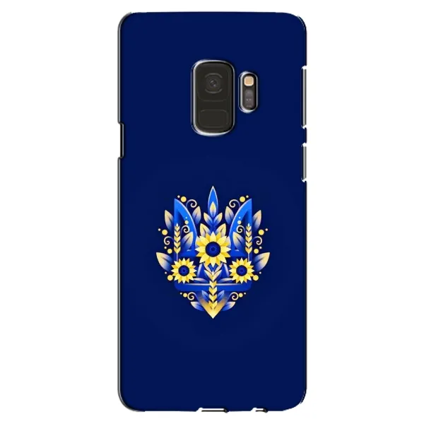 Чехол с принтом «Цветочный Герб» для Samsung Galaxy S9 (G960)