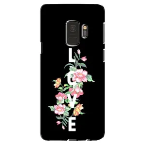 Чехлы для любимой на Самсунг Галаксі S9 (VPrint) (Квіти LOVE)