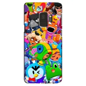 Чехол для Samsung Galaxy S9, G960 Бравл Старс (VPrint) (Герої Бравл Старс)