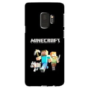Чохол Майнкрафт на Samsung Galaxy S9, G960 (AlphaPrint) Minecraft (герої Minecraft)