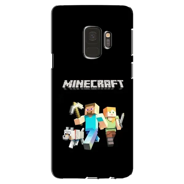 Чехол с принтом «герои Minecraft» для Samsung Galaxy S9 (G960)