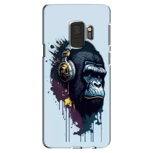 Чохол з Мавпами Samsung Galaxy S9, G960 - (AlphaPrint) (Горила в навушниках)