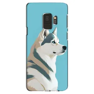 Чохол з Хаскі Samsung S9, G960 - (AlphaPrint) (Хаскі арт)
