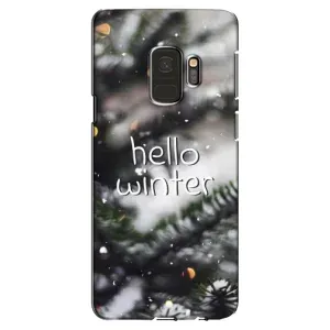 Новорічні, Святкові Чохли для Samsung Galaxy S9, G960 - 2024 год (Hello winter)