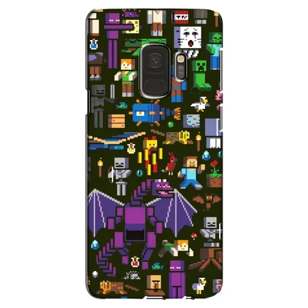 Чехол с принтом «Коллаж Майнкрафт» для Samsung Galaxy S9 (G960)
