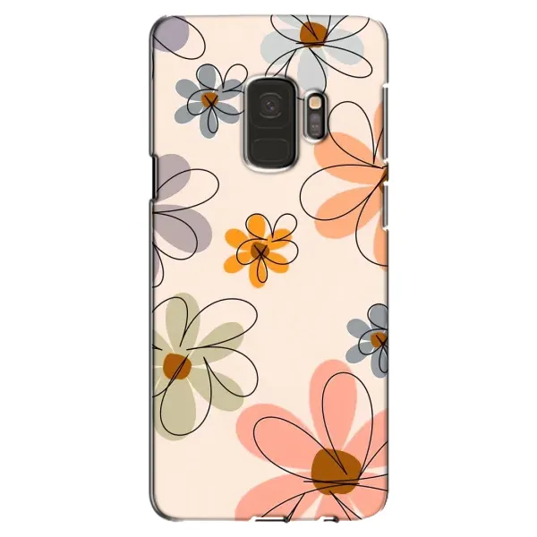Чехол с принтом «Разноцветные цветы» для Samsung Galaxy S9 (G960)