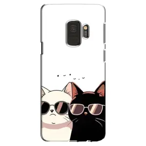 Чохол з малюнком кіт на Samsung Galaxy S9, G960 (Коти в окулярах)
