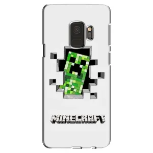 Чохол Майнкрафт на Samsung Galaxy S9, G960 (AlphaPrint) Minecraft (кріпер Майнкрафт)