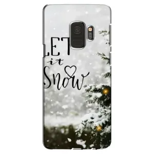 Новорічні, Святкові Чохли для Samsung Galaxy S9, G960 - 2024 год (Let it snow)