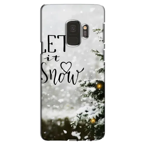 Чехол с принтом «Let it snow» для Samsung Galaxy S9 (G960)