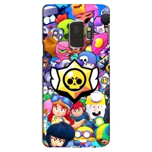 Чехол для Samsung Galaxy S9, G960 Бравл Старс (VPrint) (Лого Brawl Stars)