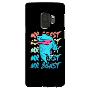 Чохли Містер Біст для Самсунг Галаксі S9 (logo Mr beast)