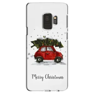 Різдвяні, Святкові Чохли для Самсунг Галаксі S9 (Авто з ялинкою)