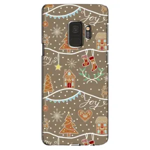 Новорічні, Святкові Чохли для Samsung Galaxy S9, G960 - 2024 год (Новорічні пряники)