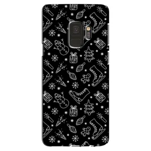 Новорічні, Святкові Чохли для Samsung Galaxy S9, G960 - 2024 год (Новорічний фон)