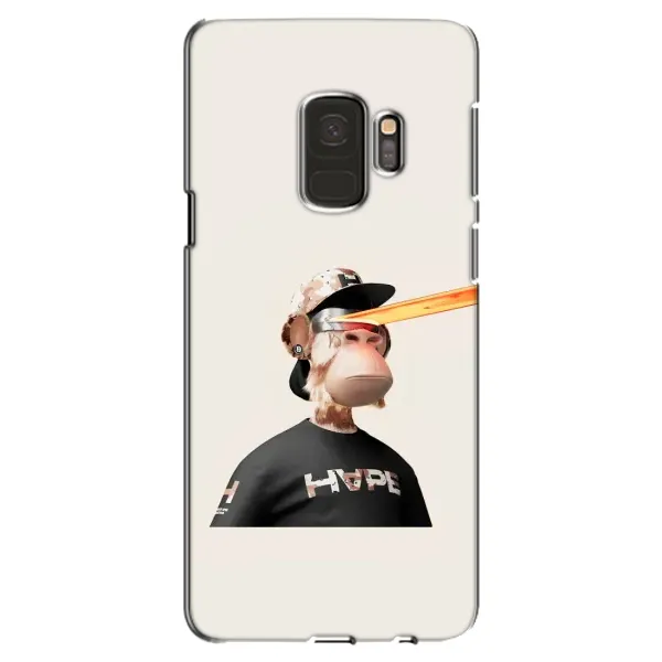 Чехол с принтом «обезьяна NFT в очках» для Samsung Galaxy S9 (G960)
