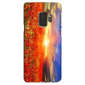 Чохол з картинкою (Стильні) Самсунг Галаксі S9 - (AlphaPrint) (Поле тюльпанів)