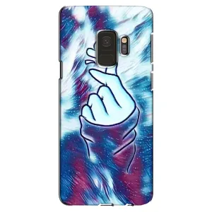 Чохол з принтом для Samsung Galaxy S9, G960 (AlphaPrint - Знак сердечка) (Радужне серце)