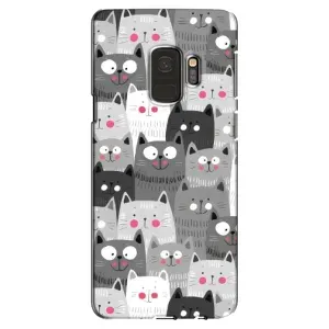 Чохли з Котиками для Samsung Galaxy S9, G960 (VPrint) (Мальовані котики)