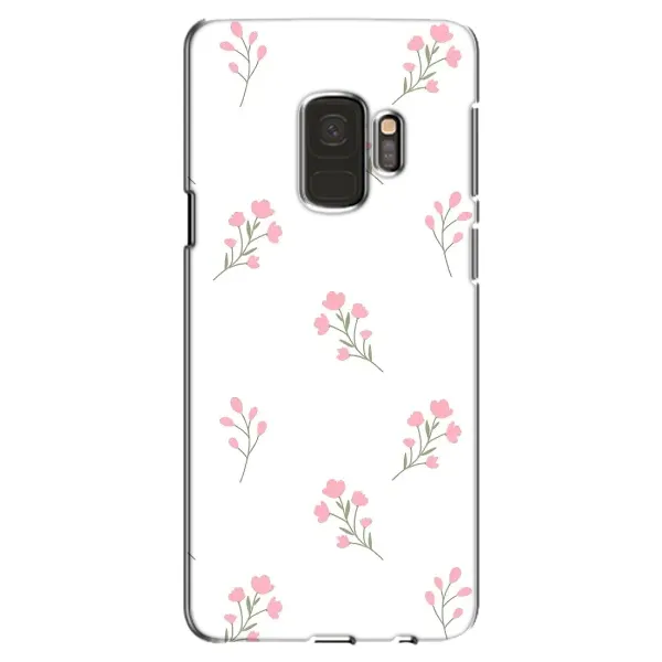 Чехол с принтом «Розовые цветы» для Samsung Galaxy S9 (G960)