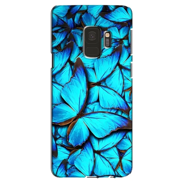 Чехол с принтом «Синие бабочки» для Samsung Galaxy S9 (G960)
