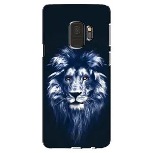 Чохол з картинкою ЛЕВ для Samsung Galaxy S9, G960 (VPrint) (Синій Лев)