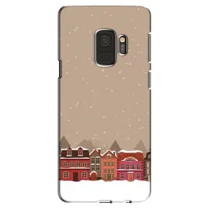 Новорічні, Святкові Чохли для Samsung Galaxy S9, G960 - 2024 год (Зимове місто)