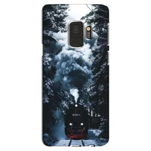 Новорічні, Святкові Чохли для Samsung Galaxy S9, G960 - 2024 год (Зимовий потяг)