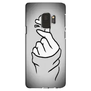 Чохол з принтом для Samsung Galaxy S9, G960 (AlphaPrint - Знак сердечка) (Значок Love)