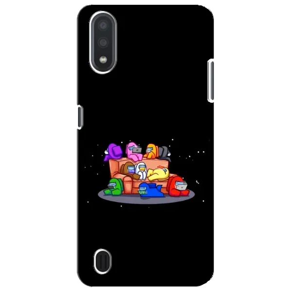 Чехол с принтом «Амонг-ас» для Samsung Galaxy M01 Core (A013F)