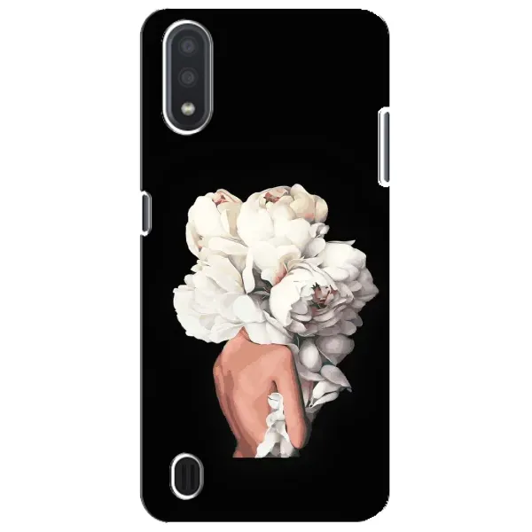 Чехол с принтом «Белые цветы» для Samsung Galaxy M01 Core (A013F) Чехол с принтом «Белые цветы» для Samsung Galaxy M01 Core (A013F)