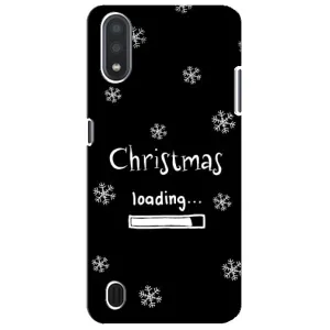 Різдвяні, Святкові Чохли для Samsung Galaxy M01 Core (A013F) (Christmas loading)