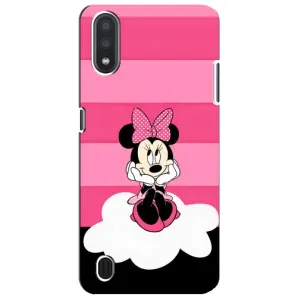 Міккі Маус чохол для Sansung Galaxy M01 Core (A013F) (AlphaPrint - Мультяшні) (Дівчинка Maus)