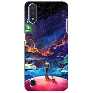 Чохол з принтом «Вид Галактики» для Samsung Galaxy M01 Core (A013F)