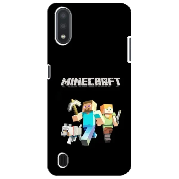Чохол з принтом «герої Minecraft» для Samsung Galaxy M01 Core (A013F) Чохол з принтом «герої Minecraft» для Samsung Galaxy M01 Core (A013F)