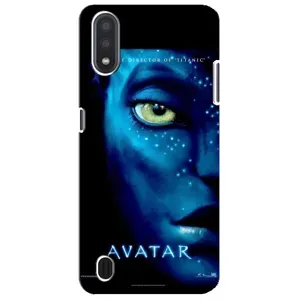 Чехлы с фильма АВАТАР для Sansung Galaxy M01 Core (A013F) (AlphaPrint) (глаз Аватара)