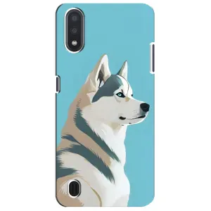 Чохол з Хаскі Sansung Galaxy M01 Core (A013F) - (AlphaPrint) (Хаскі арт)